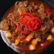 Beef with Mango sauce